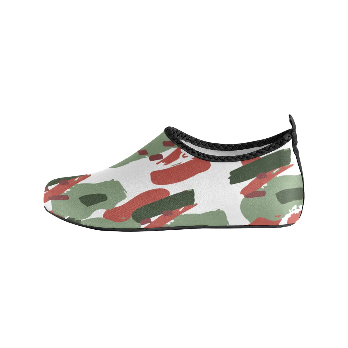 Women's Christmas Camouflage Print Barefoot Shoes