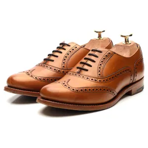 Women's 'Freya' Tan Brown Leather Oxford UK 4.5 D