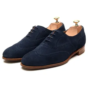 Women's 'Maisie' Blue Suede Brogues UK 7 D