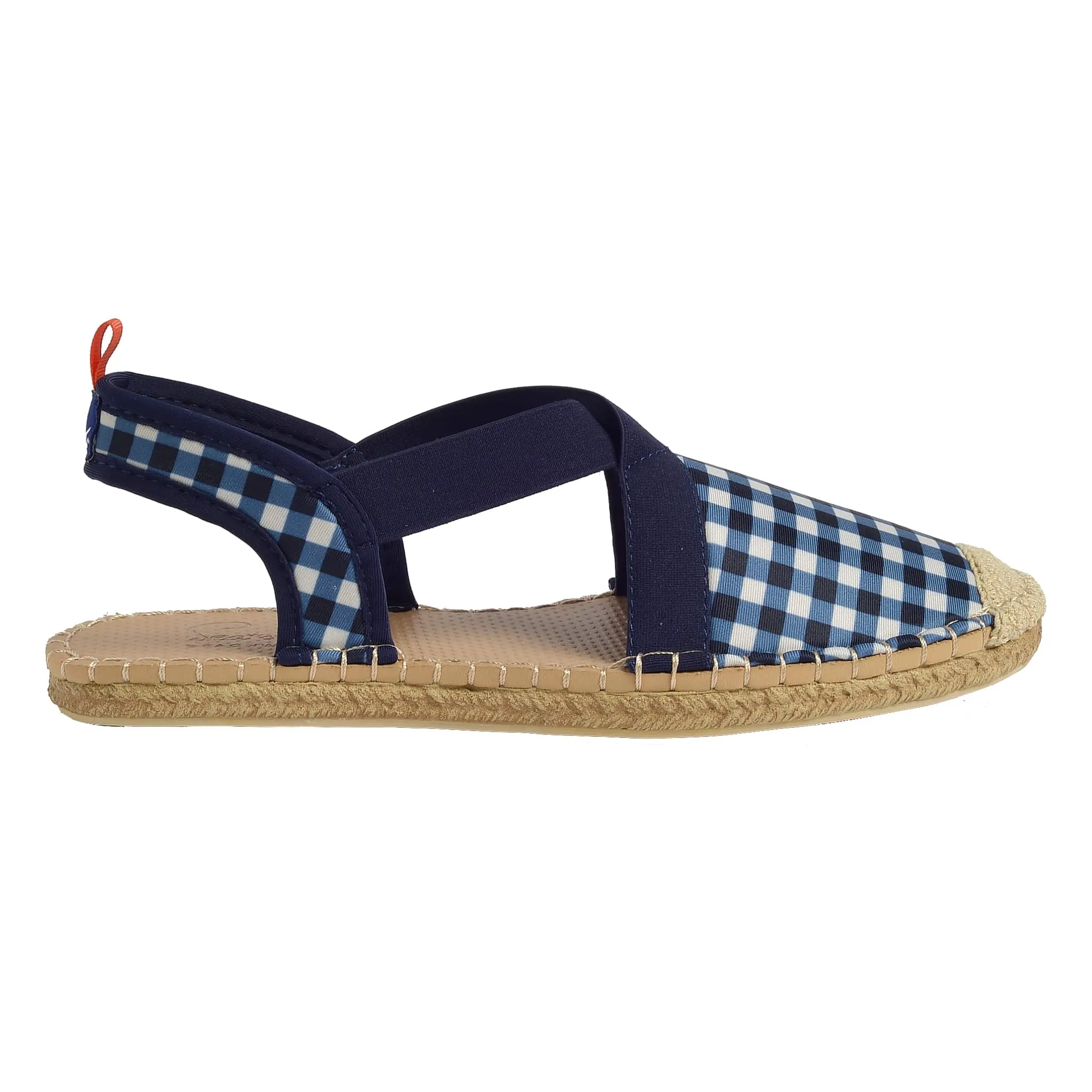 Women's Seafarer Slingback -- Navy Gingham