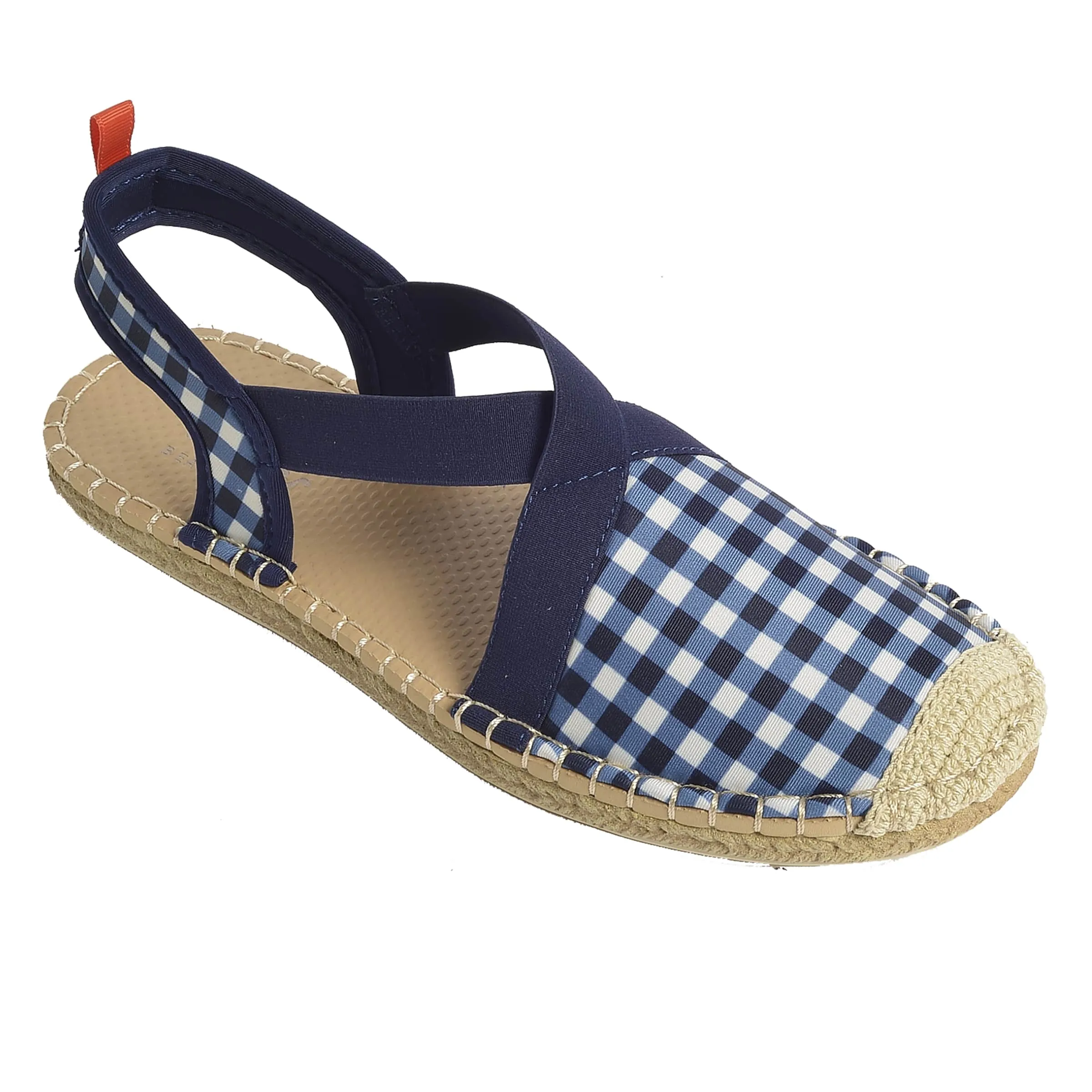 Women's Seafarer Slingback -- Navy Gingham