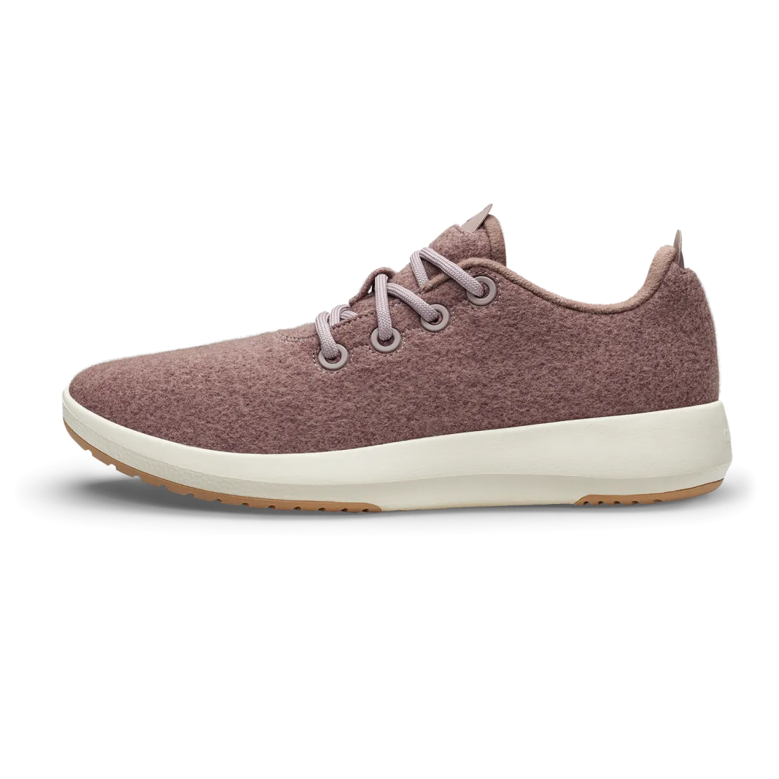 Women's Wool Runner Mizzles - Stormy Mauve (Natural White Sole)